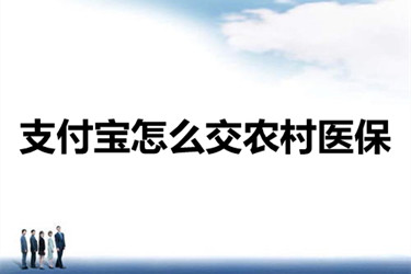 支付寶怎么交農(nóng)村醫(yī)保