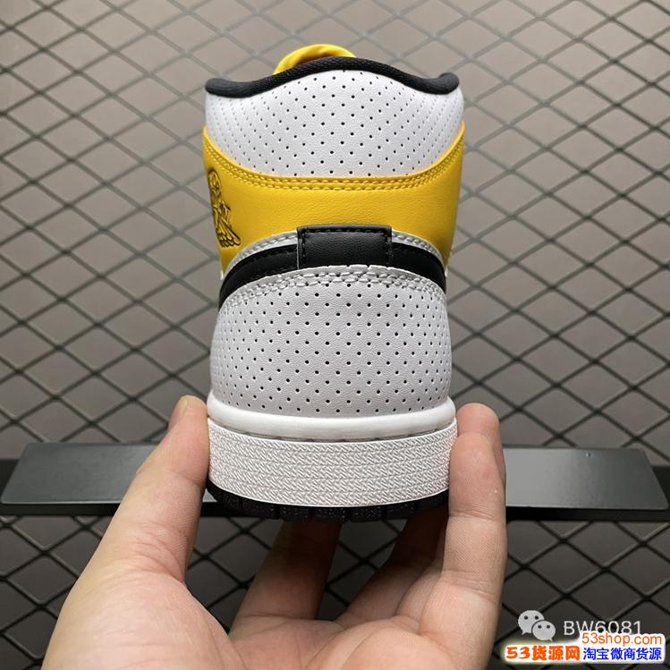 耐克NIKE喬丹一代中幫AJ1文化運(yùn)動(dòng)籃球鞋BQ6472-107