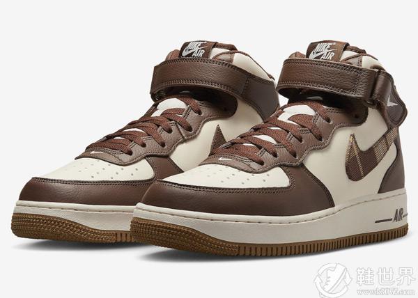 全新 Nike Air Force 1 Mid “Brown Plaid”發(fā)售信息