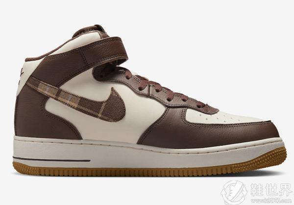 全新 Nike Air Force 1 Mid “Brown Plaid”發(fā)售信息