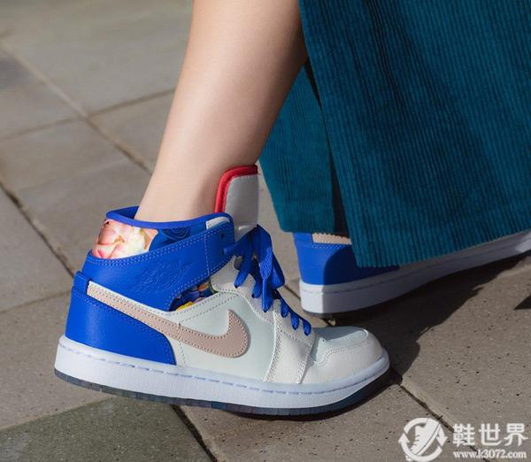 全新 Air Jordan 1 Mid “花卉”諜照