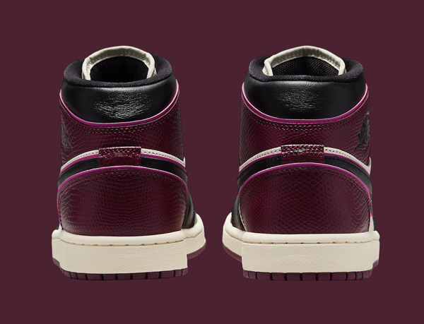 全新的 Air Jordan 1 Mid WMNS “Bordeaux” 即將登場(chǎng)