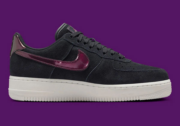 全新 Nike Air Force 1 Low “Eggplant Swoosh”諜照及發(fā)售信息