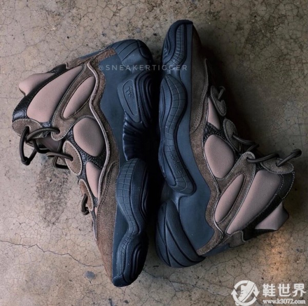 摩卡棕色 Yeezy 500 High “Brown”諜照及發(fā)售信息