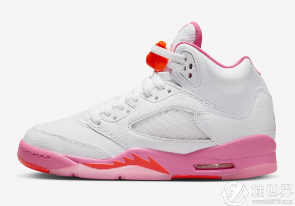 Air Jordan 5 GS,AJ5,Pinksicle, 亮橙 + 芭比粉愛了嗎？全新 AJ5 顏值有點(diǎn)高，只可惜...