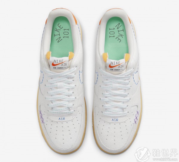 Air Force 1,AF1,Nike,DX2344-10 處處都是沒見過的設(shè)計！Air Force 1 “101” 官圖釋出！