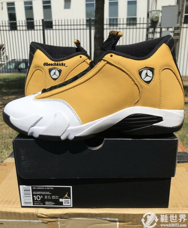 Air Jordan 14,Ginger 「黃法拉利」 AJ14 發(fā)售日期提前！實(shí)物顏值你打幾分？