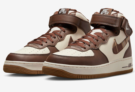 全新 Nike Air Force 1 Mid “Brown Plaid”發(fā)售信息