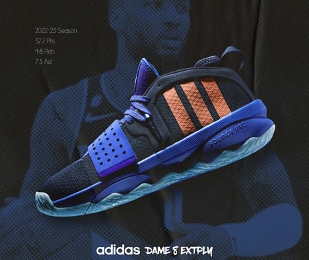 全新 adidas Dame 8 EXTPLY開箱測評